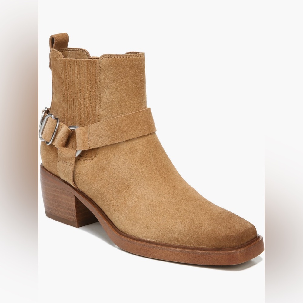 Sam Edelman Bellamie Leather Bootie. - Camel